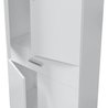 Badezimmerschrank - ARUBA - Weiß glänzend - 4 Türen - 1 Schublade - 60
