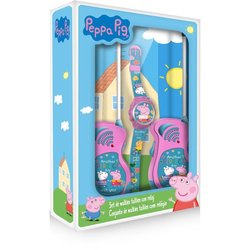 Coffret talkie-walkie + montre - KIDS LICENSING - Peppa Pig - Des 3 an