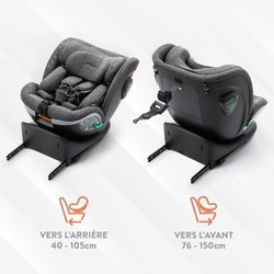 Autostoel - BABYAUTO - XPERTA BLACK LINE - Van geboorte tot 12 jaar - 