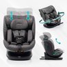 Autostoel - BABYAUTO - XPERTA BLACK LINE - Van geboorte tot 12 jaar - 