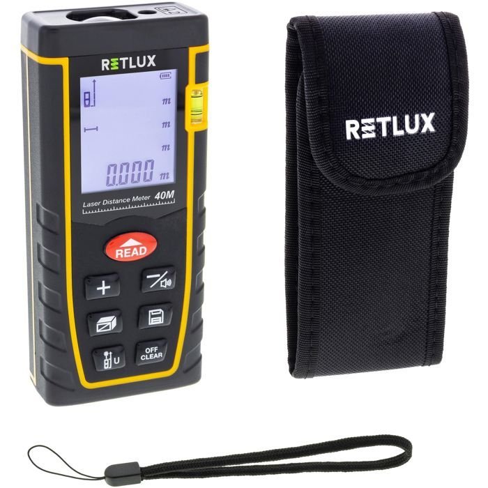 Telémetro láser de 40 m - RETLUX - RHT 100