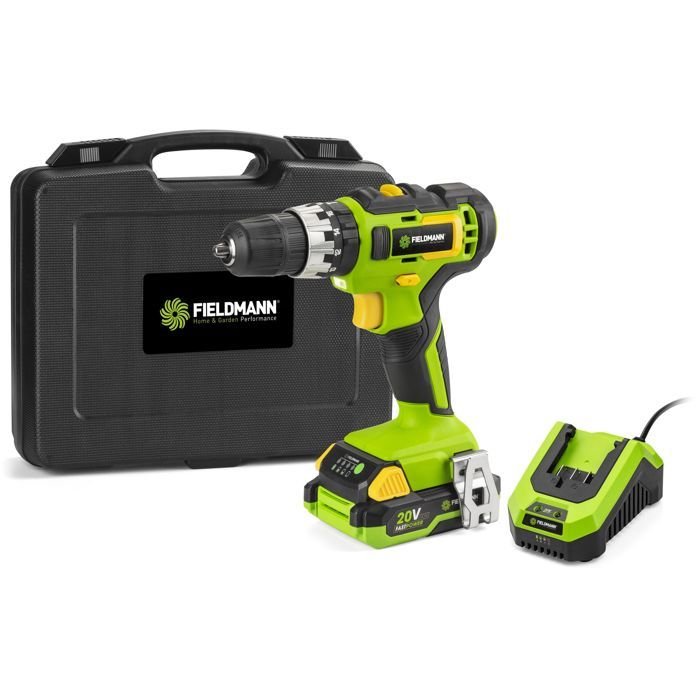 Trapano a percussione a batteria - FIELDMANN - Batteria 20V - 2Ah - 35