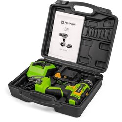 Trapano a percussione a batteria - FIELDMANN - Batteria 20V - 2Ah - 35