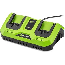 Double charger - FIELDMANN - For 20V batteries - Charge 2Ah in 60 min 