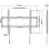 Fixed TV support - SLIM - Stell - SHO 5210