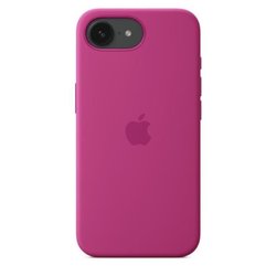 APPLE - iPhone 16E - Silicone Case - Fuchsia