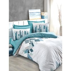 Completo letto - 1 copripiumino 220 x 240 cm + 2 federe 60 x 60 cm - 1