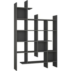 Modernes Bücherregal  MANCO  Wandmontage  122 x 188 x 26 cm  Anthr