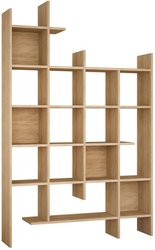 Bibliotheque étagere moderne - MANCO - Fixation murale - 122 x 188 x 2