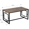 Table a manger - ALIN - Rectangulaire - 4 personnes - 160 x 76 x 90 cm