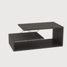 Mesa de centro - CAYENNE - Rectangular - Antracita - 100 x 50 x 40 cm