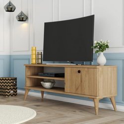 TV-Ständer  Retro  Eiche  120 x 30 x 45 cm