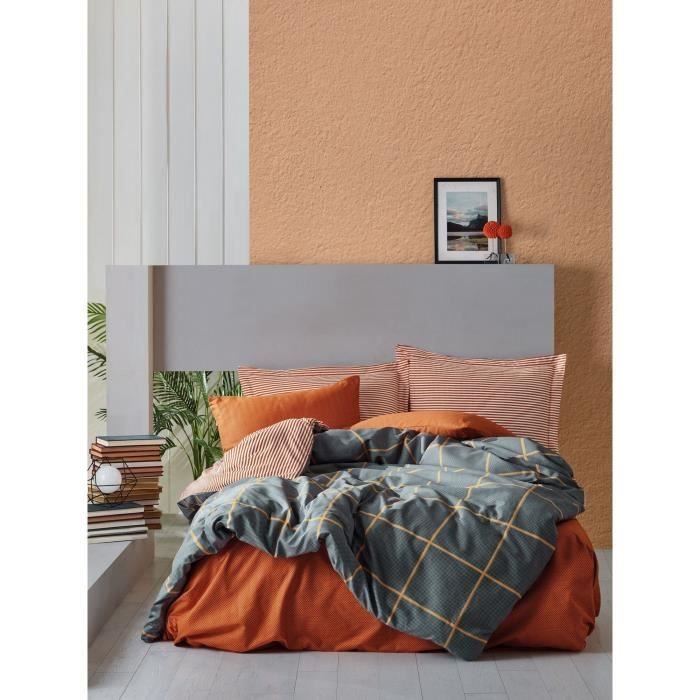 Completo letto - 1 copripiumino 220 x 240 cm + 2 federe 60 x 60 cm - 1