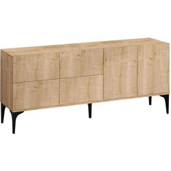 Buffet  LAIKA  6 Türen  180 x 80 x 40 cm  Saphir-Eiche