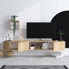TV-Möbel und Wandregal  AVIOR  Saphir-Eiche  180 x 25 x 32 cm
