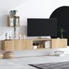 TV-Möbel und Wandregal  AVIOR  Saphir-Eiche  180 x 25 x 32 cm