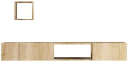 TV-Möbel und Wandregal  AVIOR  Saphir-Eiche  180 x 25 x 32 cm