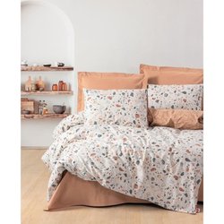 Juego de cama - 1 funda nórdica 220x240 cm + 2 fundas de almohada 60x6