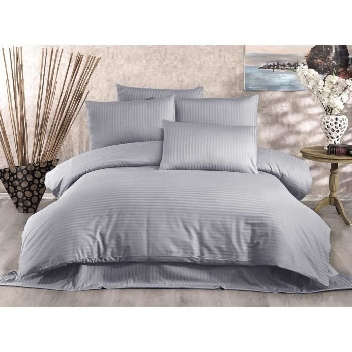 Parure de lit - 1 housse de couette 220 x 240 cm + 2 taies d oreiller 