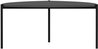 Couchtisch - LENNY - Oval - Metall - Anthrazit - 90 x 40 x 89 cm