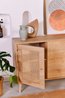 Buffet - HAZERAN - 4 Türen - 180 x 81 x 41 cm - Eiche