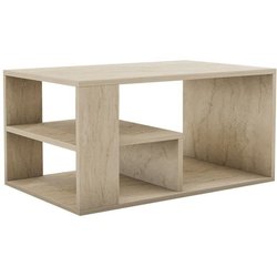 Mesa de centro - EROS - Rectangular - Travertino - 80 x 50 x 40 cm