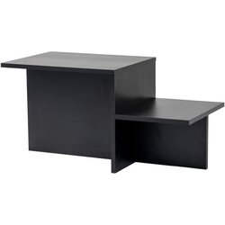 Couchtisch - HARMONY - Rechteckig - Schwarz - 80 x 40 x 40 cm