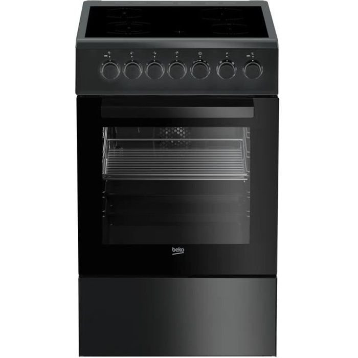 BEKO FSS57100GAC - Freistehender Herd - 4 Ceranfelder - Heißluftofen -