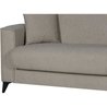 3-Sitzer-Sofa  BERGAMO  Stoff in Beige  2 Kissen  Aufbewahrungsbox