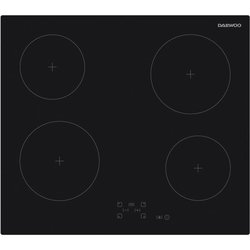 Placa vitrocerámica - DAEWOO - 4 fuegos - 60 cm - BH6VTF27BNM - Negro