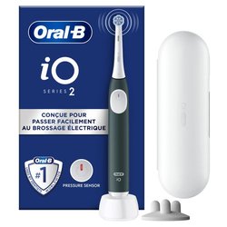 Spazzolino elettrico - ORAL B - Serie iO2 - Verde foresta + custodia d