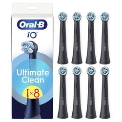 ORAL-B iO Refills Ultimate Clean Bürstenkopf  8er-Pack  Schwarz