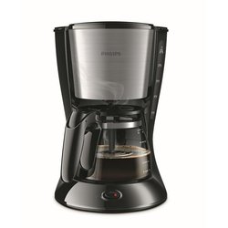 Cafetera de filtro PHILIPS Daily HD7462 / 20 - Negro y acero inoxidabl