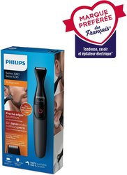 PHILIPS MG1100 / 16 Recortadora de precisión 3 peines de barba y mini 