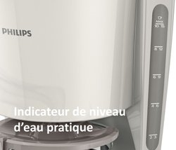 Cafetera de filtro PHILIPS Daily HD7461/00 - Beige