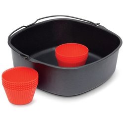 Kit de pastelería y moldes de muffins de silicona para Airfryer XL - P