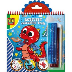 Cahier d activités de coloriage métallique 3 en 1