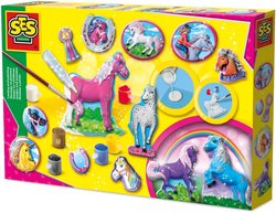 SES CREATIVE Formen und Malen - Fantasy-Pferde