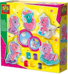 Modellare e dipingere - Cuccioli di unicorno - Hobby creativi - SES CR