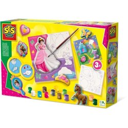 Casting and painting - Canvases for painting princesses 3x - Creative 