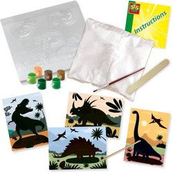 Dinosaurier 2 in 1  Formen, Malen und Kratzen  Kreative Hobbys  SES