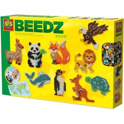 Perles a repasser - SES CREATIVE - Animaux du monde - Beedz - Kit créa