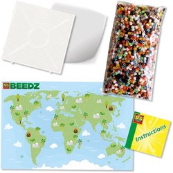 Perles a repasser - SES CREATIVE - Animaux du monde - Beedz - Kit créa