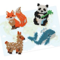 Perles a repasser - SES CREATIVE - Animaux du monde - Beedz - Kit créa