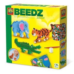 Cuentas termoadhesivas - Animales de safari - SES CREATIVE - Crea anim