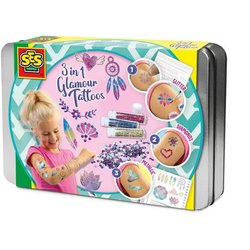 3 in 1 glamour tattoos - SES CREATIVE - Multicolor - White - For child