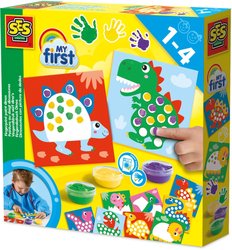 My first - Finger painting - Dinosaurs - SES CREATIVE - Paint 10 dinos