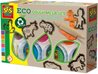 Kit di pasta per modellazione gigante ecologica (7x90 g con strumenti)