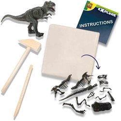 2 in 1 dinosaurus- en skeletgraven - T-rex - SES CREATIVE