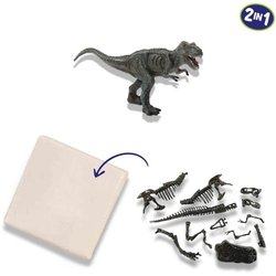 2 in 1 dinosaurus- en skeletgraven - T-rex - SES CREATIVE